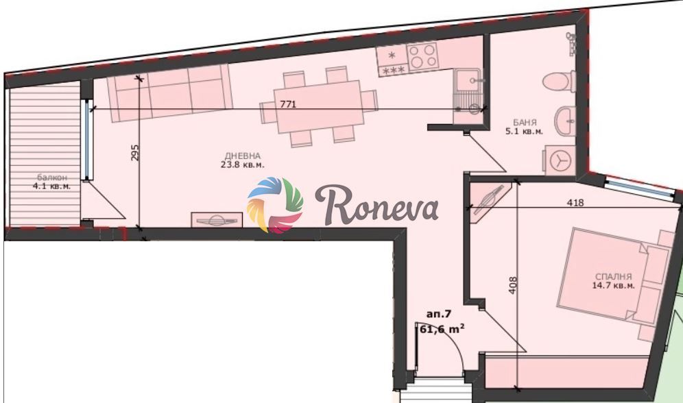 Двустаен! Доказан строител! Възможност за паркомясто!