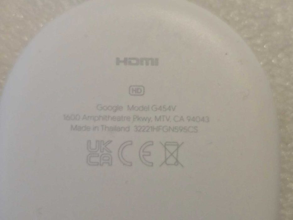 Google Chromecast cu Google TV (HD) - Model G454V, Full HD 1080p HDR, 1.5GB RAM, 8GB Stocare