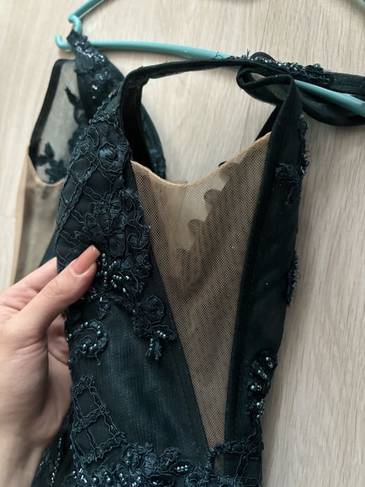 Бална рокля Петролено зелена