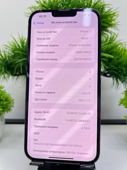 Iphone 13 Pro Max 256 gb