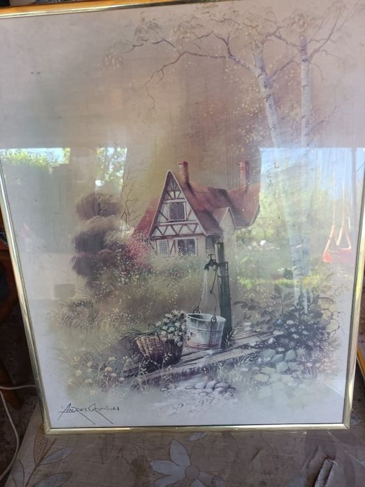 Витиндж картина с рамка