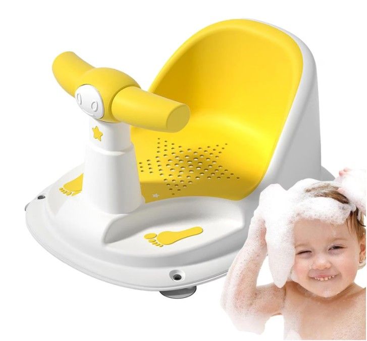 Scaun de Baie pentru Bebelusi, SmartViBE®, Yellow
