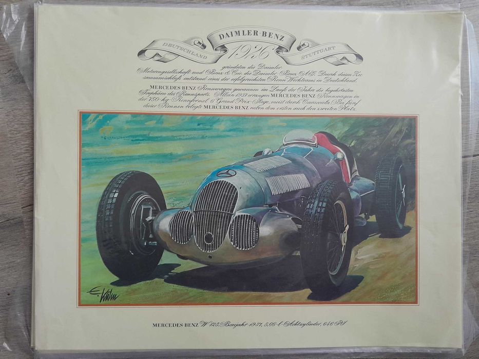 Lot 8 print poster foto poza oldtimer auto