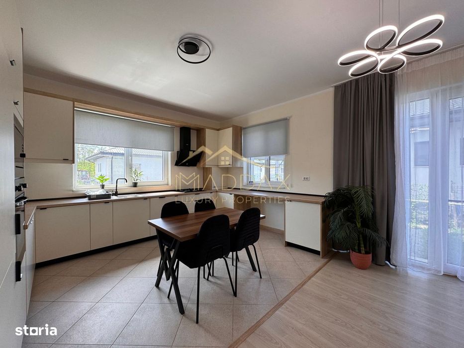Vila mobilata modern cu 4 camere *2 locuri parcare* //Zona Corbeanca