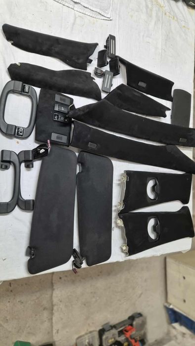 БМВ Е61 алкантара таван с панорама