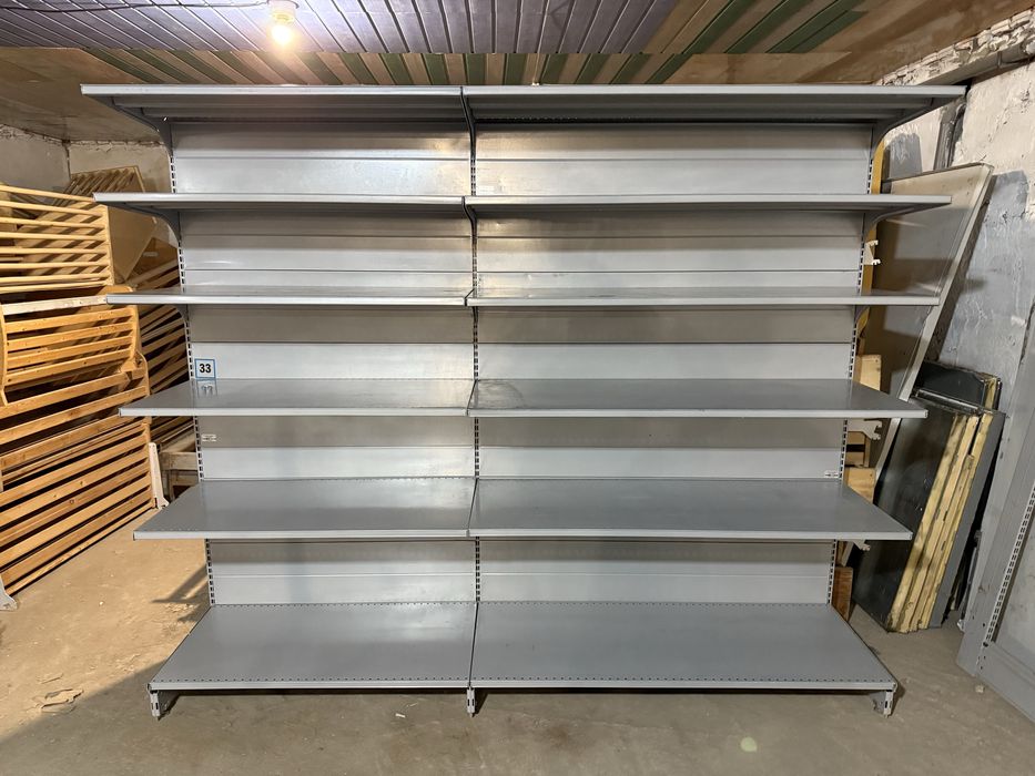 Стеллажи торговые металлические б/у