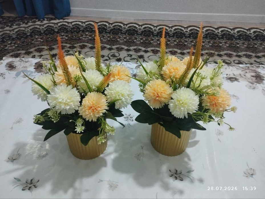 Суний гуллар,  искусственные цветы