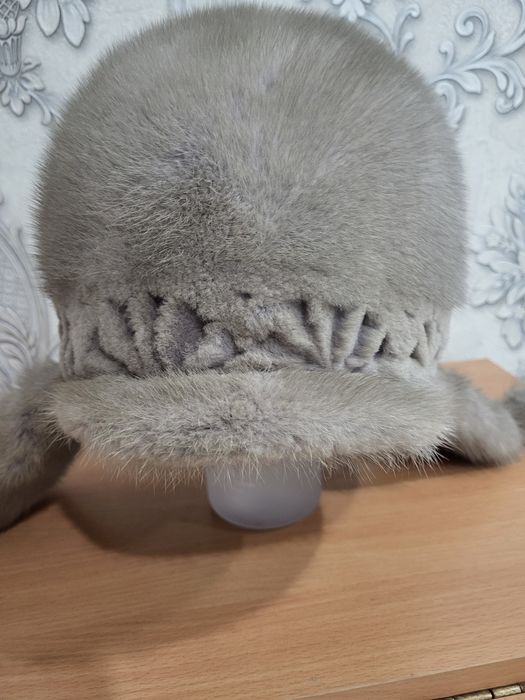 Шапка норковая ушанка