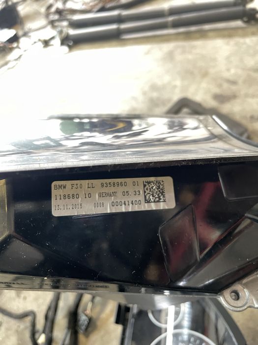 Километраж/ хед ъп дисплей БМВ Ф30/ Ф31, Фейслифт (kilometraj bmw f30)