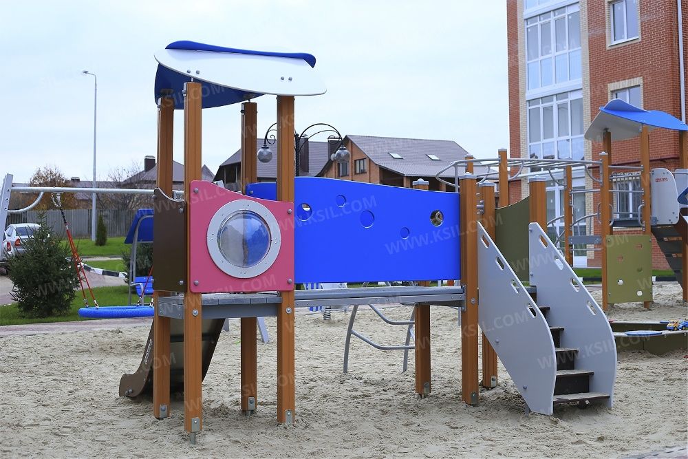 Детские площадки KSIL Болалар майдончаси - качели, карусели, воркаут