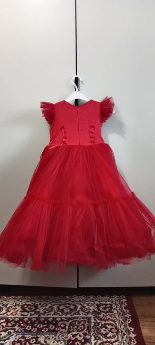 Платье детское красное для девочек