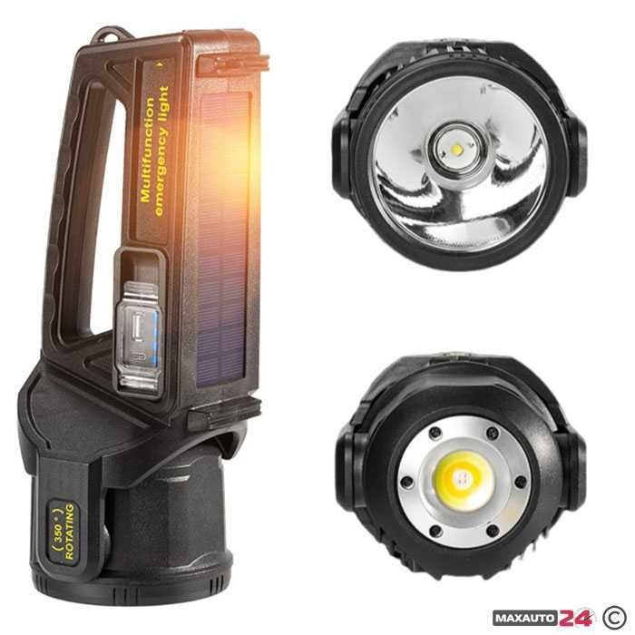 Соларен фенер-прожектор с COB и P50 LED
