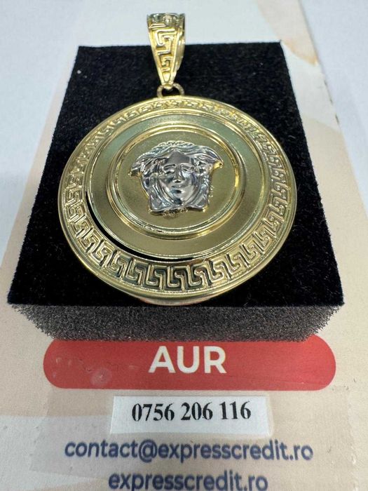Medalion din aur 14k (69694.2/ 10 Pacurari 1) garantie 2 ani!