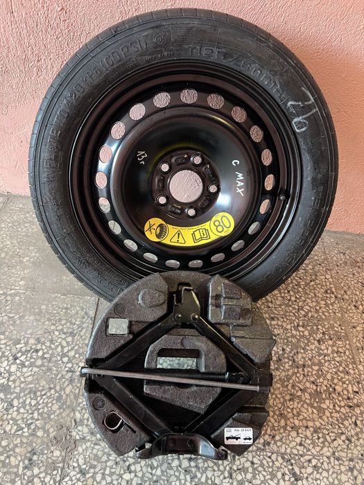 Патерица/Резервна гума+крик T125/80R16 Ford/Jaguar/Volvo