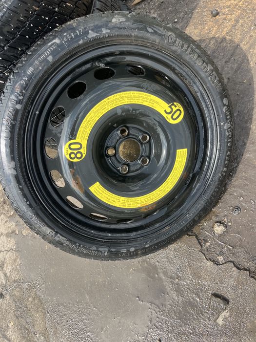 Джанта,патерица,бандажна гума VW 5x100 18