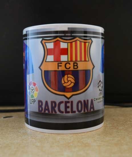 Футболна Чаша на BARCELONA с Ваше име!Уникална Фен Чаша Барселона