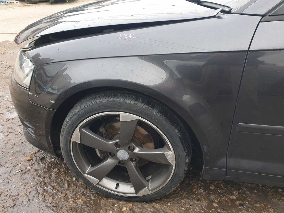 Aripa Stanga Fata cu Imperfectiuni Audi A3 8P FL Facelift 2008 - 2013 Culoare LZ7L [K2031]