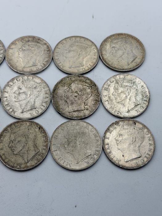 Monede romania 500 de lei 1944 Argint 700 Lot 15 buc