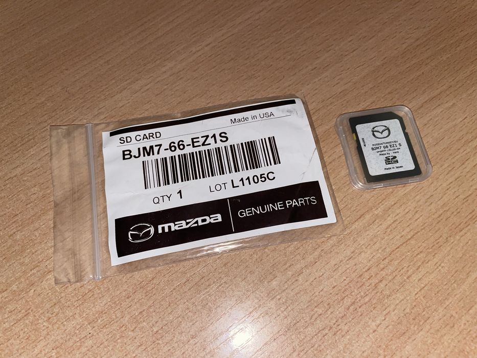 Mazda Навигационна Сд Карта / SD Card 2023 EU