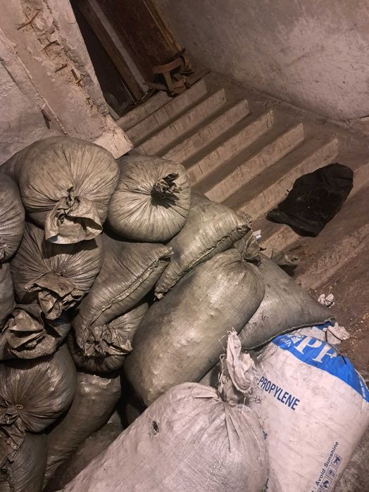 Уголь в мешках ш. Ленина