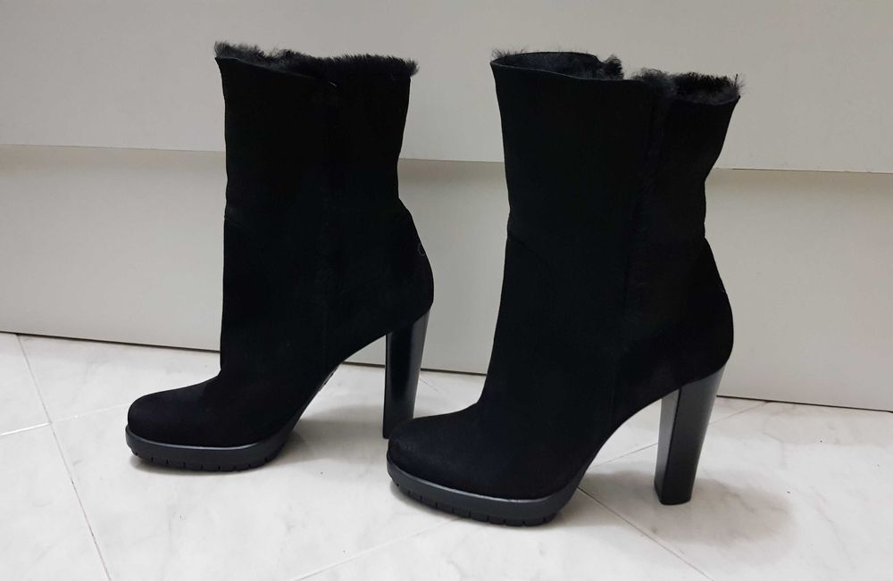 Дамски ботуши Calvin Klein агнешка кожа №40- НОВИ