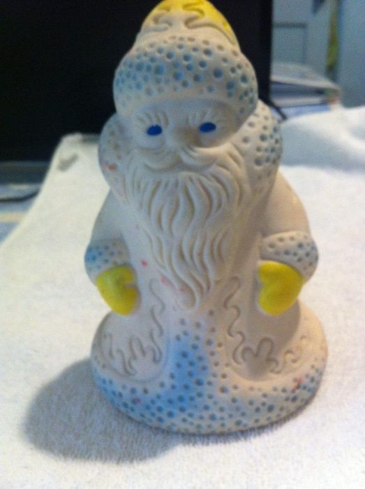 новогодние елочные игрушки, Дед Мороз и Снегурочка 50-70 -х годовов