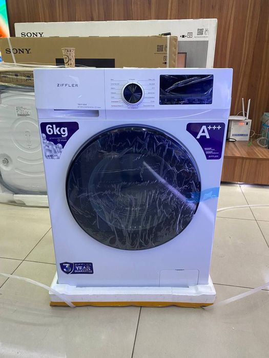 Kir yuvish mashinasi ziffler 6 kg invertor mator