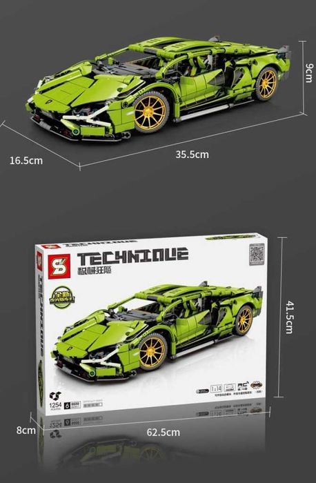 Сглобяема спортна кола с дистанционно управление  WJ61