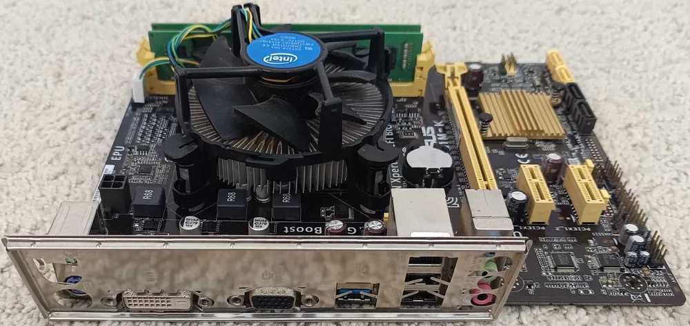 Kit placa de baza asus h81m-r i5 4460 8gb ram ddr3 1600mhz