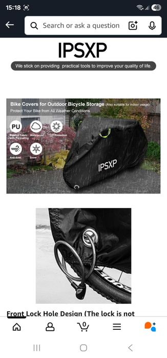 IPSXP Bike cover