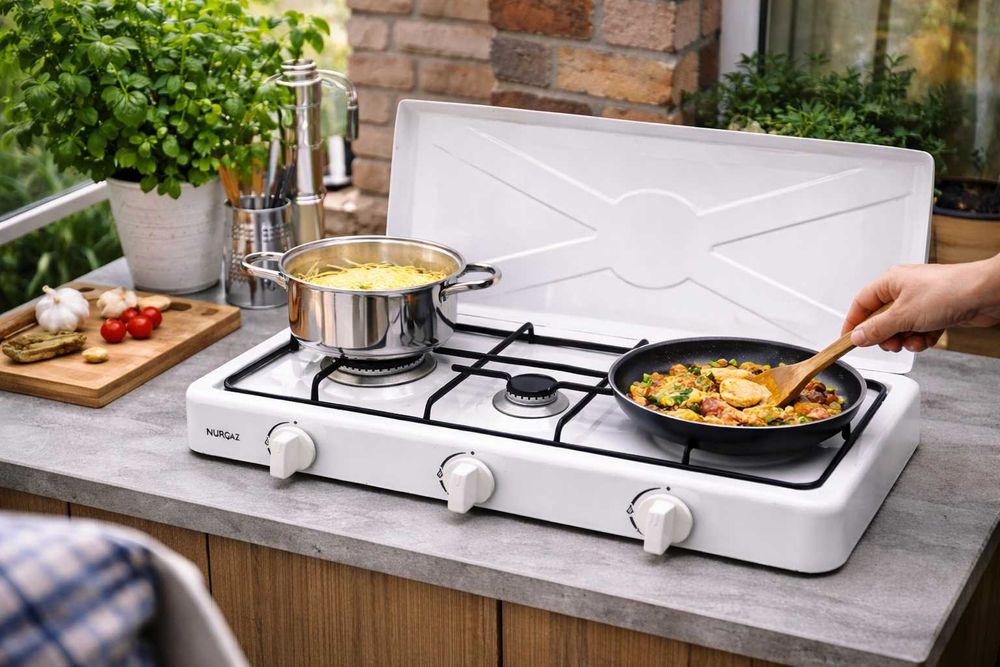 Aragaz pe gaz 3 arzatoare Nurgaz nou