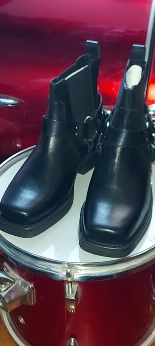 Cizme Harley din piele naturală