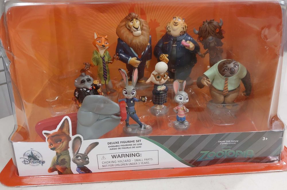 Набор фигурок Зверополис Дисней. Zootopia Disney. Игрушки фигурки