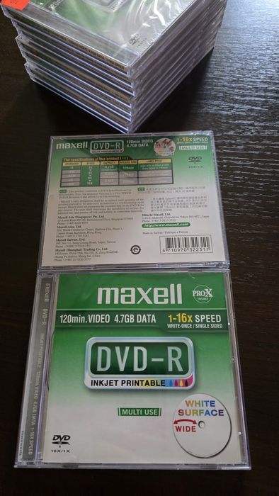 Продам DVD R maxell