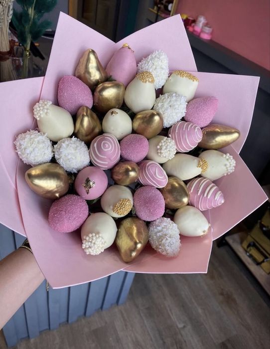 Клубника в шоколаде/ клубника букет