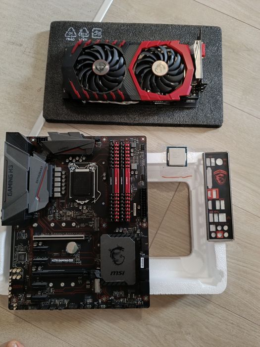 MSI H270 GAMING 3 +MSI 1060 3 GB+i5 6500 3.2 GHZ+RAM 32 GB