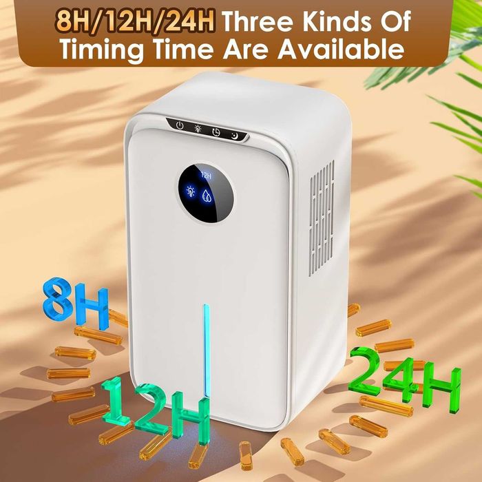 Влагоуловител за въздух  2.2 L резервоар,тих, с таймер,дренажен маркуч