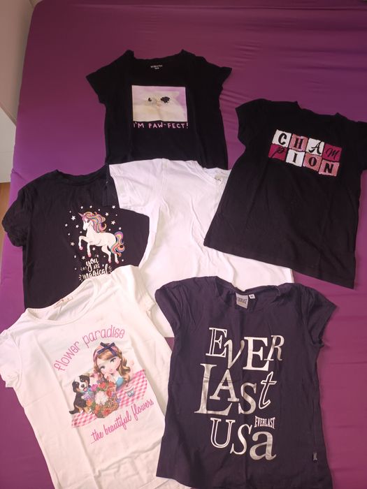 6 тениски от 6-8г. Обща цена +подаръци