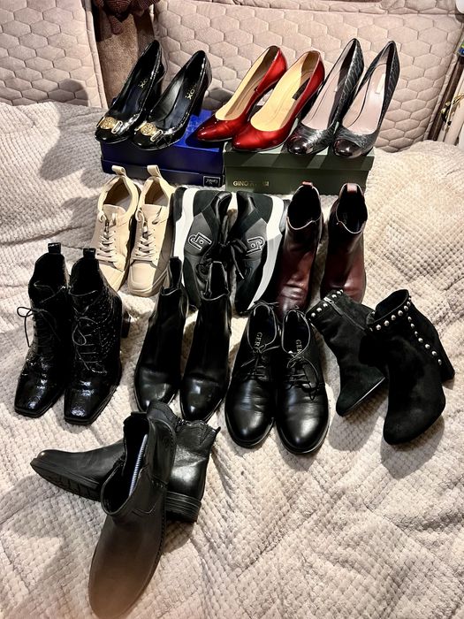 Дамски обувки и боти естествена кожа Gues, Geox, Gino Rossi,