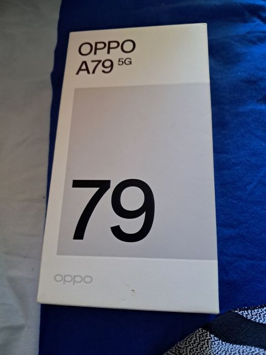 Vand de urgenta !! Oppo A79 5G  Mystery blue cu cutie si accesorii