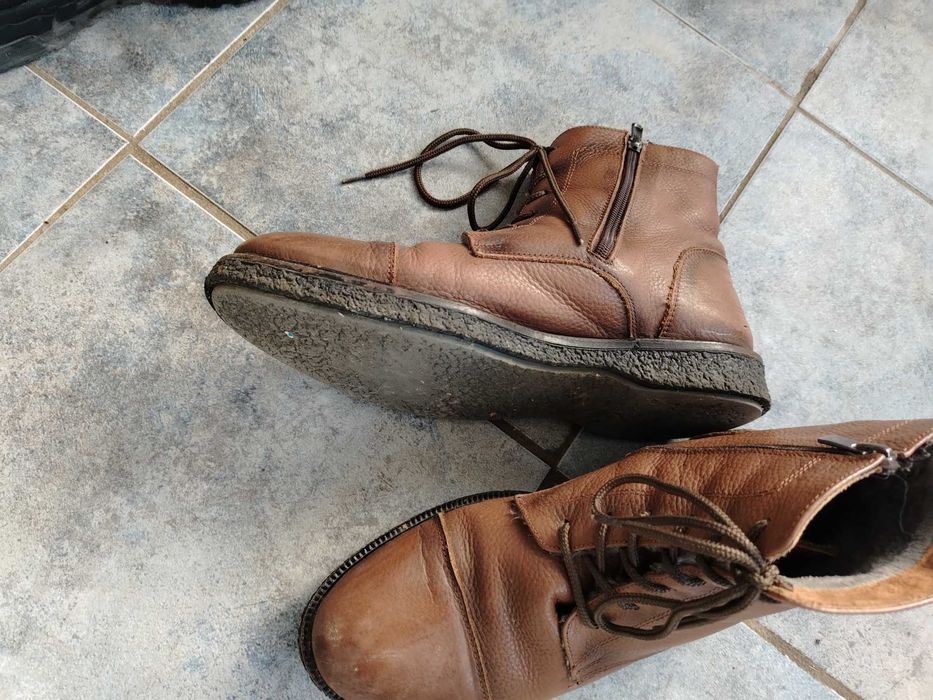 Зимни боти Кавалер кожа 44номер, боти кожа 44номер