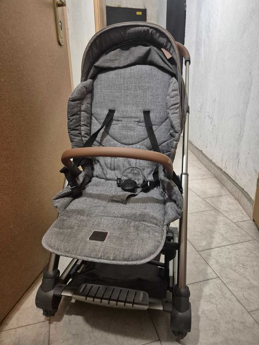 Комбинирана детска количка Cangaroo - Icon 2 в 1, сива