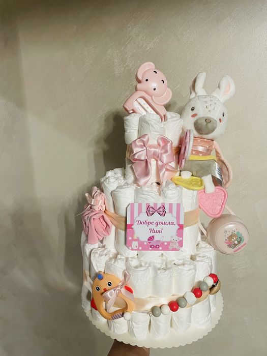 Торта от памперси