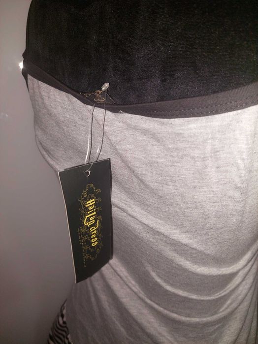 Rochie noua stil polo, noua cu eticheta,dungi orizontale