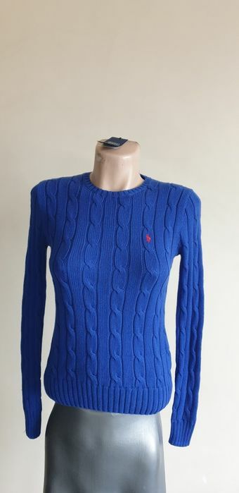 POLO Ralph Lauren Cable Pima Cotton  XS НОВО! ОРИГИНАЛ! Дамски Пуловер