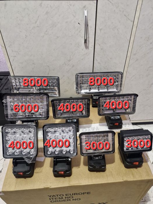 Прожектора под акумуляторы Dewalt