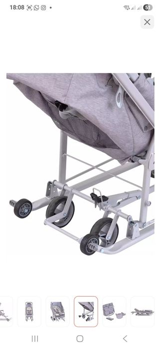 Санки-коляска утеплённые Nika