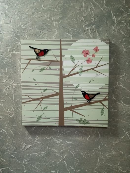 Принт върху платно с подрамка, релеф