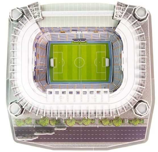 3D пъзел футболен стадион - различни отбори
