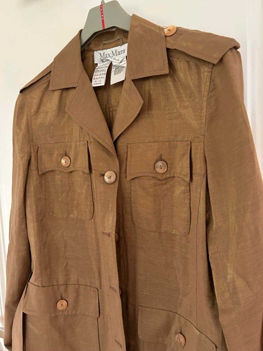 Сако от лен MaxMara, Италия, размер IT 42